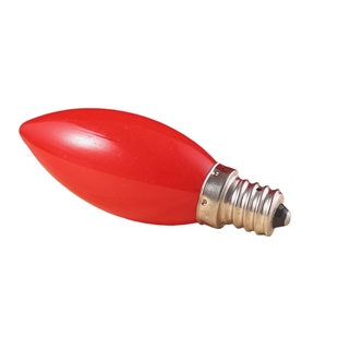 LED红色蜡烛灯泡小螺口佛龛供佛拜佛财神灯长明神台莲花灯e12 E14