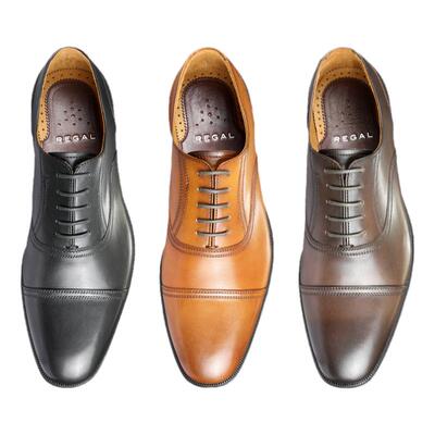 REGAL丽格超轻真皮牛津鞋皮鞋