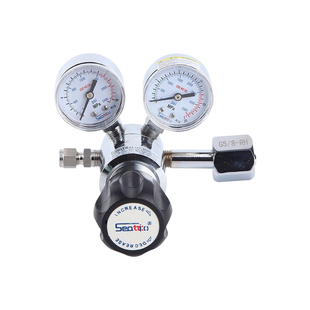海科天创高压减压阀 氮气氧气氦气减压阀 减压器 减压表 压力表