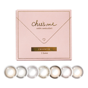 chusme月抛小直径美瞳彩色隐形眼镜2pT-Garden告白自然迷人氧气感
