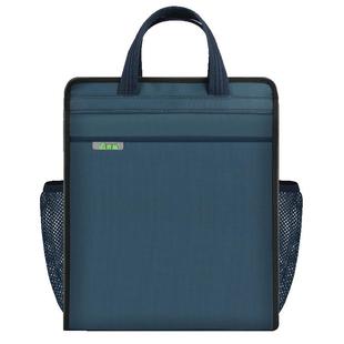 定制手提文件包补课习书袋大容量牛津帆布收纳会议办公文包男水杯