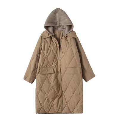 连帽时尚韩版宽松长过膝