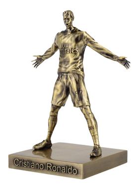 木公开物金属摆件足球明星C罗