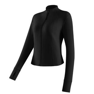 361加绒瑜伽服上衣女2025冬季保暖健身服训练服跑步外套运动长袖