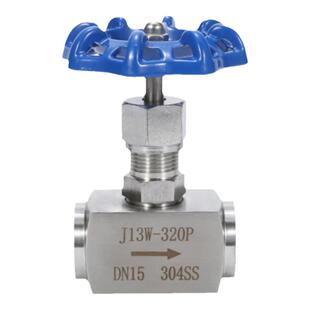 J13W-320P 不锈钢高压针型阀 内螺纹针型阀DN6 10 15 20 25