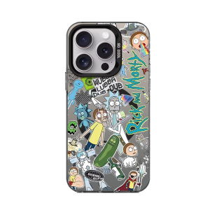 【Magsafe磁吸】瑞克莫迪适用于苹果17promax手机壳小米15/14彩银磁吸iphone16华为保护套13pro高级12/11三星