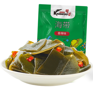 精武海带豆干魔芋爽即食小吃休闲卤味无骨鸭脖素肉麻辣小零食素食