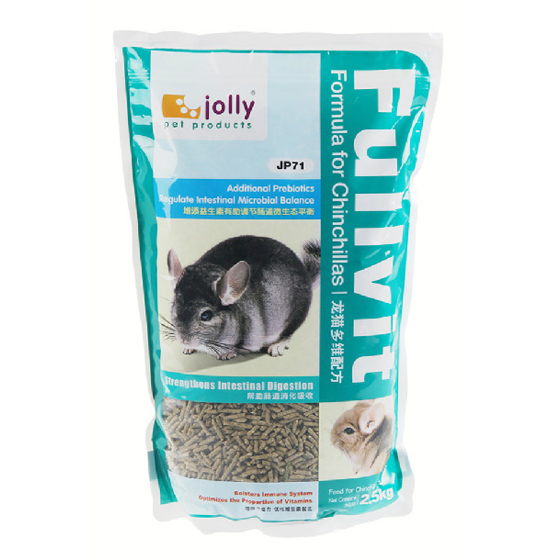 包邮 Jolly祖莉多维龙猫粮 龙猫粮食主粮饲料 2.5kg JP71 买即赠