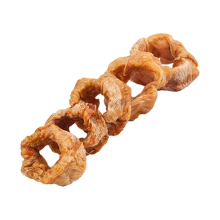 鸡鸭肉绕牛喉管边牧法斗大中小型幼成犬双排牙狗狗零食磨牙鸡肉圈