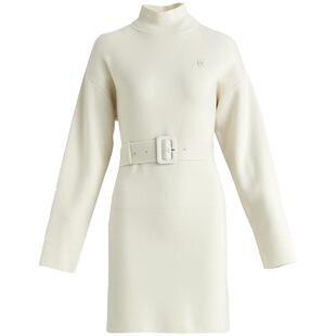 OBEG欧碧倩羊毛针织连衣裙女冬季简约收腰裙子10464151