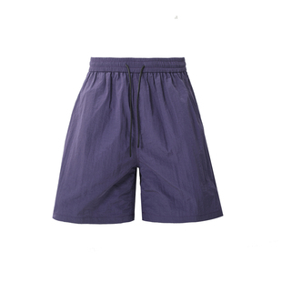 【3110】ZOZO FOREST 石岛金属冰皮拳击短裤男夏季复古冰丝五分裤