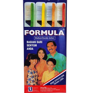 FORMULA/西德美人合家欢牙刷中毛超加大刷头清洁牙龈舌苔家庭成人