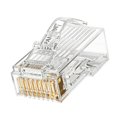 镀金触点泛达网线水晶头rj45千兆