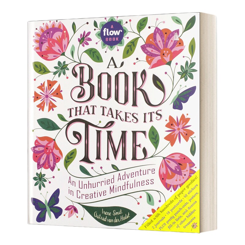 英文原版 Book That Takes Its Time Flow杂志 慢生活 创意正念手帐纸作 精装 英文版 进口英语原版书籍
