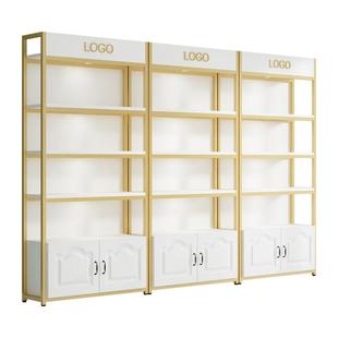 化妆品展示柜理发店美容院护肤产品置物架首饰柜货架多层陈列柜子