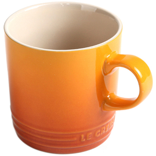 法国酷彩LeCreuset炻瓷马克杯陶瓷杯子简约法式早餐350ml咖啡杯