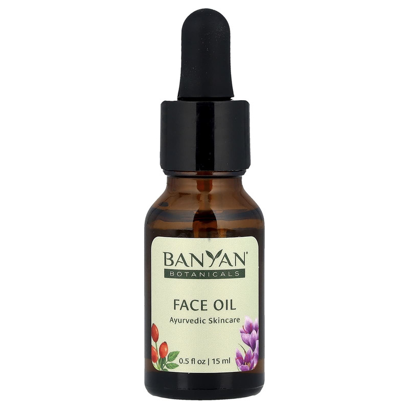 Banyan Botanicals,面部油，阿育吠陀护肤，适合所有肤质，0.5 液