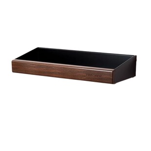 胡桃木卫生间置物架浴室卧室书厨房免打孔收纳架化妆品置物架子