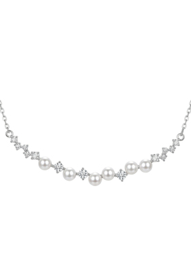 《人鱼泡沫》原创天然珍珠锁骨链