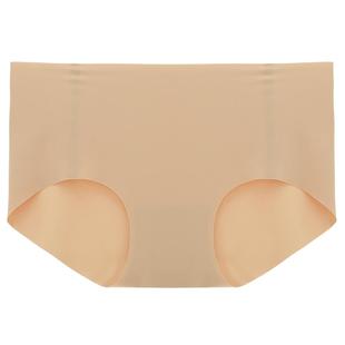 依曼丽夏季无痕内裤女士塑身中高腰轻薄贴肤莫代尔抗菌纤维平角裤