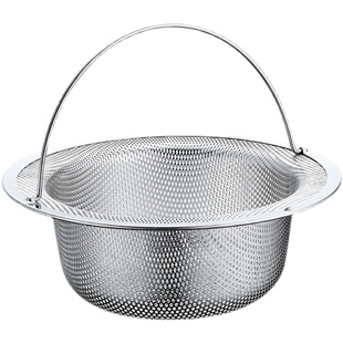 埃摩卡厨房水槽不锈钢过滤网下水道洗菜盆水池洗碗槽提笼盖子水塞