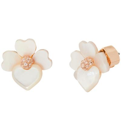 katespade璀璨三色堇耳钉