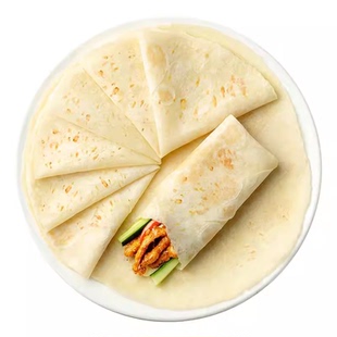铁棍山药春饼山东煎饼手工烙馍卷饼手抓饼春卷皮早餐饼半成品速食