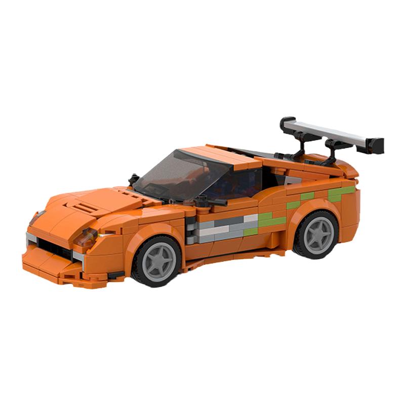 MK4赛车跑车moc积木玩具