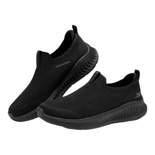 Skechers斯凯奇男鞋一脚蹬网面透气健步鞋轻质运动休闲鞋 216870