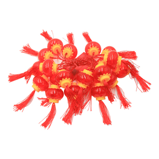 太阳能挂树上小红灯笼灯串彩灯串灯带过年春节户外院子装饰氛围灯