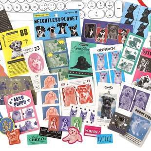 infeelme滚烫热岛复古手账素材包韩系ins杂志风苹果手帐拼贴贴纸