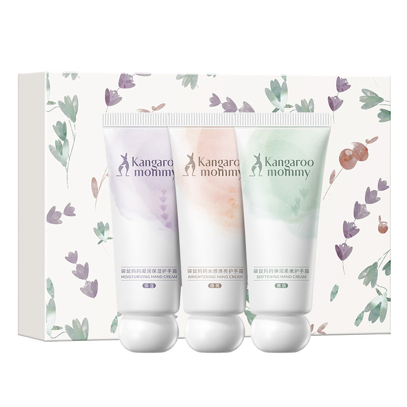 袋鼠妈妈护手霜保湿补水滋润护手便携四季专用香氛护手礼盒装正品