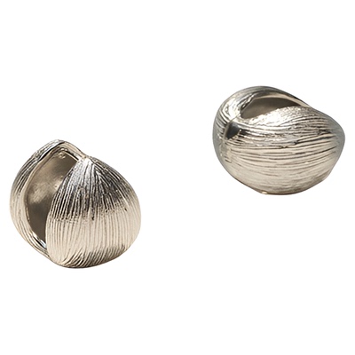 复古纯银女镀金高级感耳环