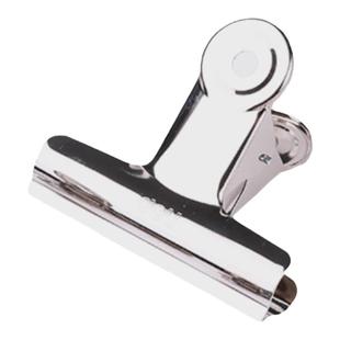 得力夹子整理夹12个金属铁票据夹钢铁夹6个不易生锈大中小号报纸夹山形圆形铁票夹办公用品固定金属票据夹