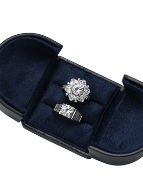 仿真对戒结婚拍照超闪奢华戒指