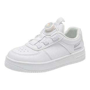 回力童鞋男童鞋子儿童小白鞋旋转扣2025春秋新款女童白板鞋运动鞋