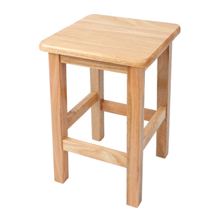 实木正方凳商用餐桌凳培训机构医院工厂车间板凳四方高脚吧台凳