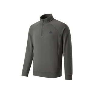 匹克半拉链立领卫衣男士冬季新款休闲长袖打底衫健身跑步运动上衣