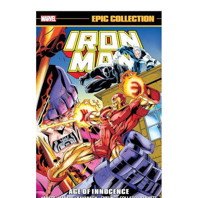 【预售】钢铁侠史诗合集：纯真年代 Iron Man Epic Collection: Age Of Innocence 漫威原版英文漫画书 正版进口书