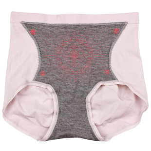 两条组合X木茯桂养宫裤舒适祛湿透气女士中高腰暖腹护宫内裤9638