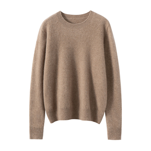 康家线~新款纯山羊绒衫女圆领2025秋冬纯色针织打底衫毛衣内搭