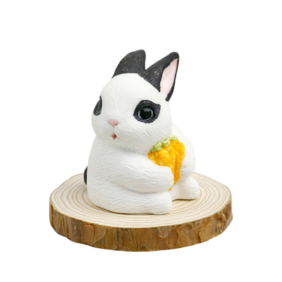 可爱小兔子陶瓷摆件生肖兔摆设