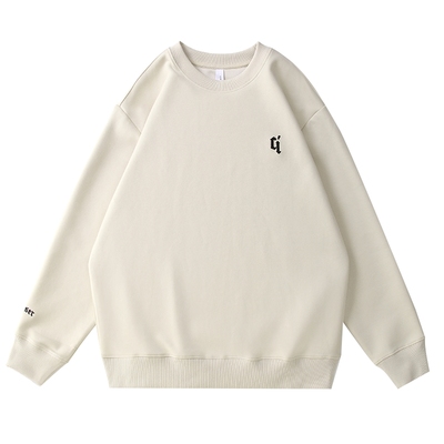 潮流百搭纯色卫衣宽松舒适圆领