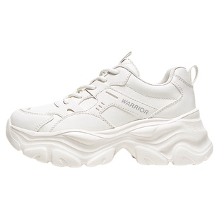 回力老爹鞋2026秋季女鞋厚底增高小白鞋爆款休闲鞋子女皮面运动鞋