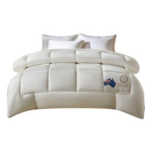 无印良品澳洲进口羊毛被100%纯羊毛冬季被保暖被芯被子冬被春秋被