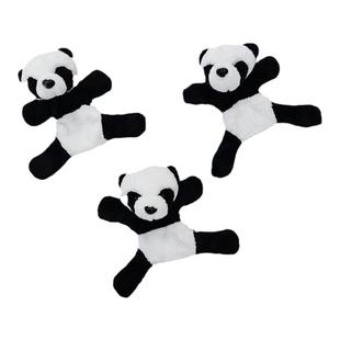 熊猫公仔冰箱贴可爱卡通毛绒玩偶成都旅游纪念品礼物小熊猫磁性贴