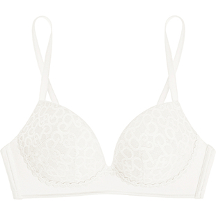 好奇蜜斯芭比联名内衣女小胸聚拢显大无痕蕾丝文胸罩套装夏无钢圈