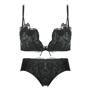 孕妇哺乳文胸性感前扣美背内衣女无钢圈超聚拢上托蕾丝文胸套装