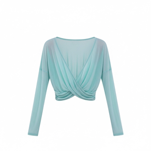 3201现代舞蹈服女宽松罩衫练功上衣跳舞演出中国古典日常大码新款