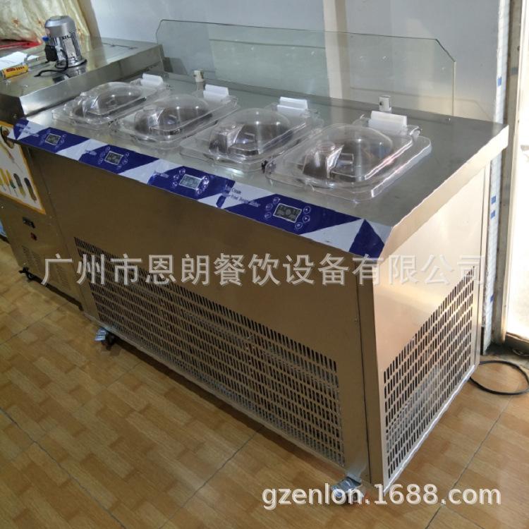 新款110V 智能前台 四缸 gelato machine 冰激凌机 冷萃酸奶机